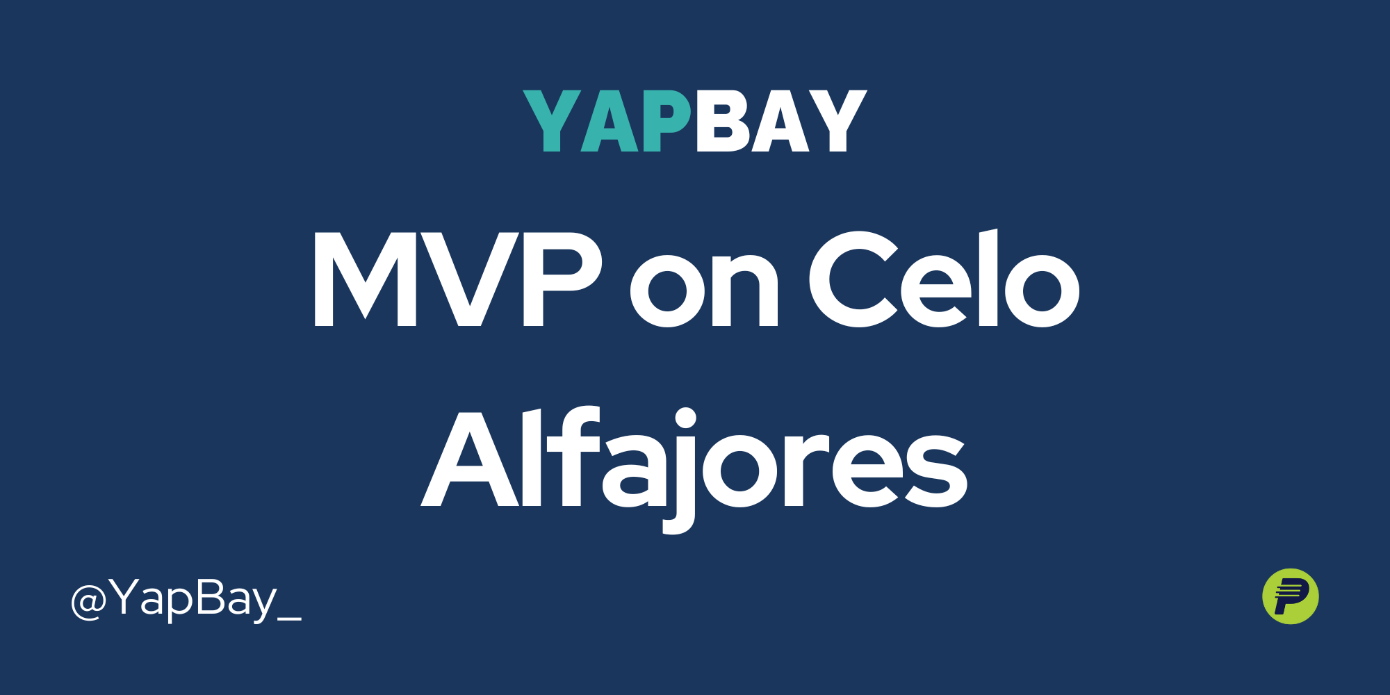 YapBay MVP on Celo